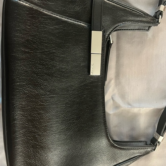 Calvin Klein Black Leather Women's Bag - Picture 6 of 11
